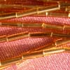 Gold Tubes - 4mm length - less 1mm diameter