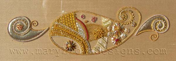 Paisley Goldwork