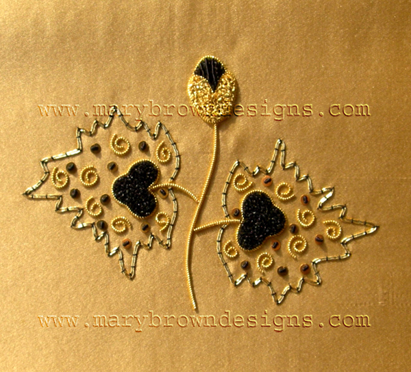 MARY BROWN DESIGNS FOR GOLDWORK EMBROIDERY